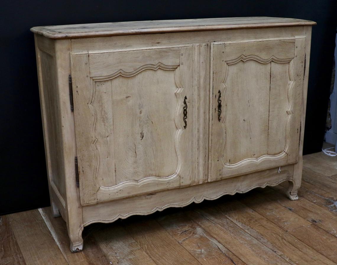 Bleached Louis XV Dresser Base